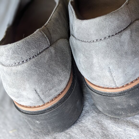 Clarks Sharon loafer pump grey size 9 - Picture 4 of 11